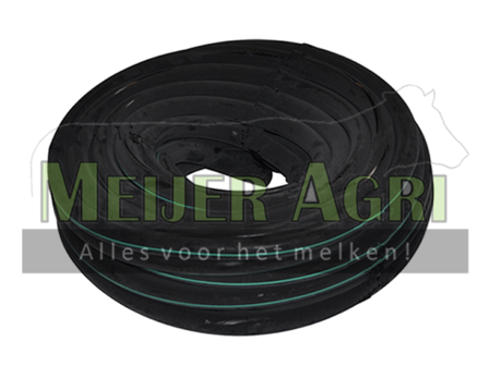Melkslang rubber 15,5mm x 27mm zwart (007CZ)